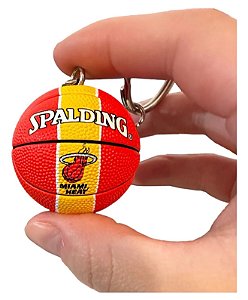 Chaveiro Bola De Basquete Nba - Miami Heat