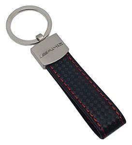 Chaveiro Amg Couro Mercedes Benz Classe A C Slk Gla Cla Gle