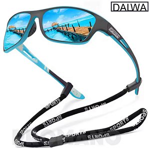 Óculos Sol Dalwa Unissex Ciclismo Pescaria Polarizado Uv400