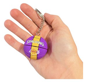 Chaveiro Bola De Basquete Nba - Time Lakers - Envio Imediato