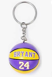 Chaveiro Bola De Basquete Nba - Los Angeles Lakers Bryant 24