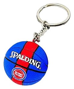 Chaveiro Bola De Basquete Nba - Detroit Pistons