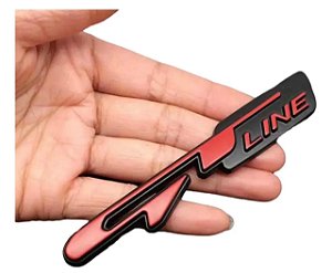 Adesivo Gt Line Emblema Traseiro Cerato K9 - Vermelho
