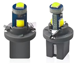 5 Lâmpadas Pinguinho B8.5 D Led Painel Carro Envio Já B8.5 Branco