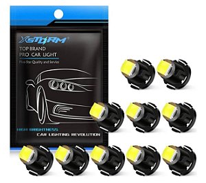 Kit 10 Lampadas 3mm E Soquete Painel Civic New Civic Envioj á