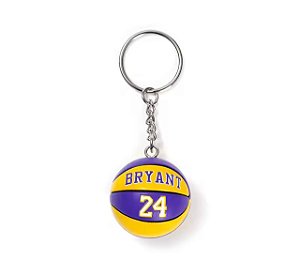 Chaveiro Bola De Basquete Nba - Los Angeles Lakers Bryant 24