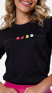 T-SHIRT PAC MAN - PRETO