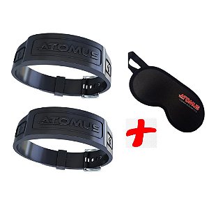 kit  02 Pulseiras Para insônia + brinde  viseira insônia