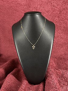 GARGANTILHA MENINA BANHADO A OURO 18K