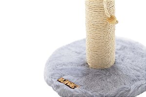 Brinquedo Arranhador com Poste Luppet para Gatos Cinza