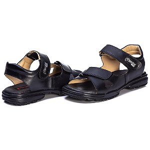 Sandália Masculina Conforto Couro