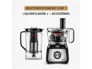 Multiprocessador de Alimentos Mondial Preto - 220V