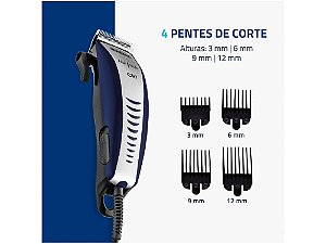 Máquina de Cortar Cabelo Mondial CR-07 - 110V
