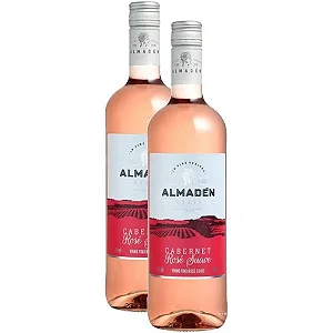 Combo Vinho Miolo  Almadén Rosé Suave 2 Garrafas 750 ml