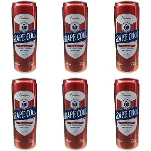 Combo Frisante Grape Cool Tinto 6 Latas 350ml