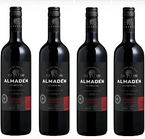 Combo Vinho Miolo Almadén Cabernet Sauvignon 4 garrafas 750 ml