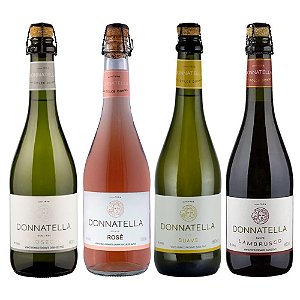 Kit de Frisante Donnatella 4 Sabores 660ml