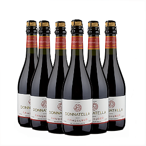Caixa com 6 Frisantes Donnatella Lambrusco
