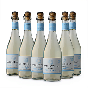 Caixa com 6 Frisantes Donnatella Sem Álcool