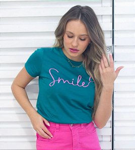 Thishirt smile verde (M)