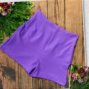 Shorts alfaiataria Roxo (M)