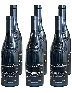 Vinho Tinto Domaine de la Maurelle 2021- AOP Vacqueyras - caixa c/6