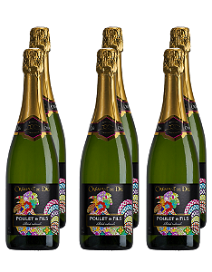 Espumante Crémant de Die Branco Brut - caixa c/6