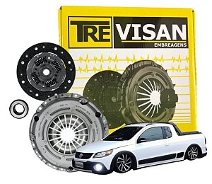 Kit de Embreagem Saveiro e Saveiro Cross 1.6 G5 G6 2007 a 2022