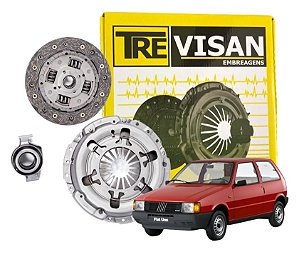 Kit de Embreagem Uno 1.0/1.3 1984 1985 1986 1987 1988 1989 1990 1991 1992 1993 1994 1995