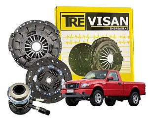 Kit de Embreagem Ranger 2.3/2.5 16v Duratec 1996 1997 1998 1999 2000 2001 2002 2003 2004 2005 2006 2007 2008 2009 2010 2011 2012