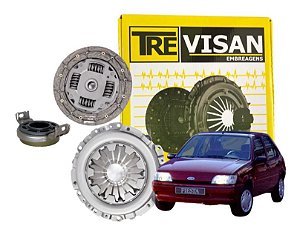 Kit de Embreagem Fiesta Courrier MK4 1.0 e 1.3 8v Endura IMPORTADO 1996 a 2002