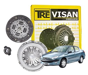Kit de Embreagem Peugeot 206 1.6 16v 2001 2002 2003 2004 2005 2006 2007 2008