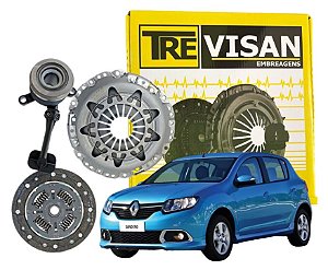Kit de Embreagem Sandero 1.0 (12v) 3 CILINDROS 2015 2016 2017 2018 2019 2020 2021 2022