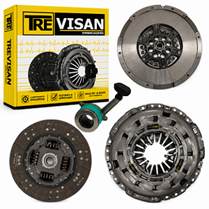 Kit de embreagem + Volante Bimassa S10 2.5 16v Ecotec Flex 2015 a 2023