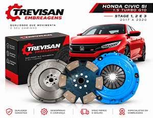 Kit de Embreagem Completo Honda Civic Si G10 1.5 Turbo L15B7 Stage 1 2 3 – 2017 a 2020