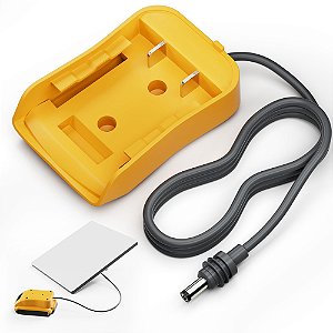 Cabo de Alimentação DC para Starlink Mini | Adaptador Bateria DeWALT 18V-20V | Plug & Play | 1 Metro