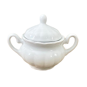 Açucareiro Clássico, 250ml - Porcelana Branca