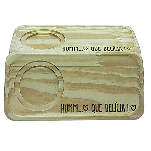 kit Jogo conjunto 4 Pires Ret. p/ xícaras café chá - Pinus