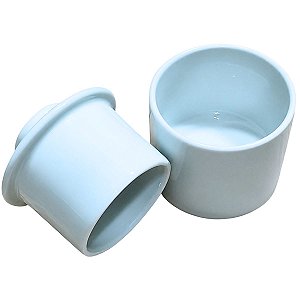 Manteigueira Francesa - Porcelana Branca