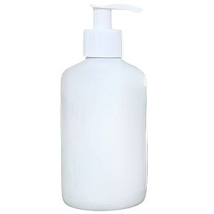 Porta Álcool Gel / Sabonete Líquido 300ml, Saboneteira - Porcelana Branca