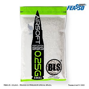 BLS - ESFERA PLASTICA BBS, 5.95 MM 0,25 G COM 4000 UN