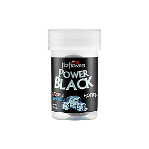 Hot Ball Power Black Gel Comestível Quente e Gelado