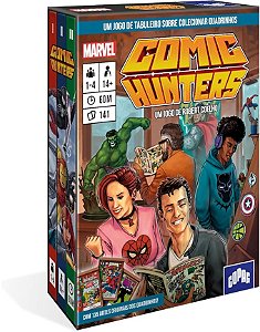 Marvel Comic Hunters - Jogo de Tabuleiro