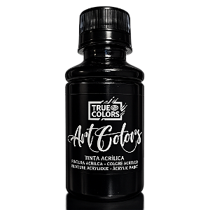 Preto Básico Tinta Acrílica Art Colors True Colors