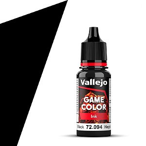 Black Tinta Game Color Ink Vallejo 72.094