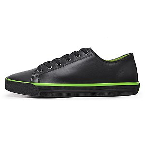Tenis Unissex Yokohama Floater Preto Verde DR20
