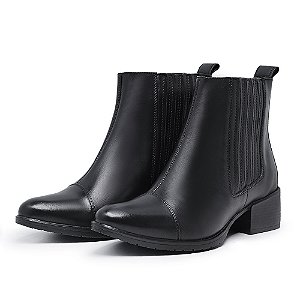 Bota Feminina Latego Preto Chelsea DR04