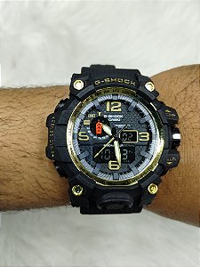 G-Shock CWG-1000 Preto/Dourado 55MM A Prova D'água