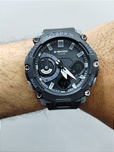 G-Shock GA-2200 Cinza/Preto 50MM A Prova D'água