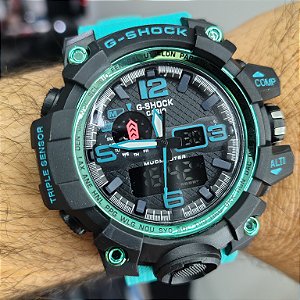 G-Shock CWG-1000 Azul/Preto 55MM A Prova D'água